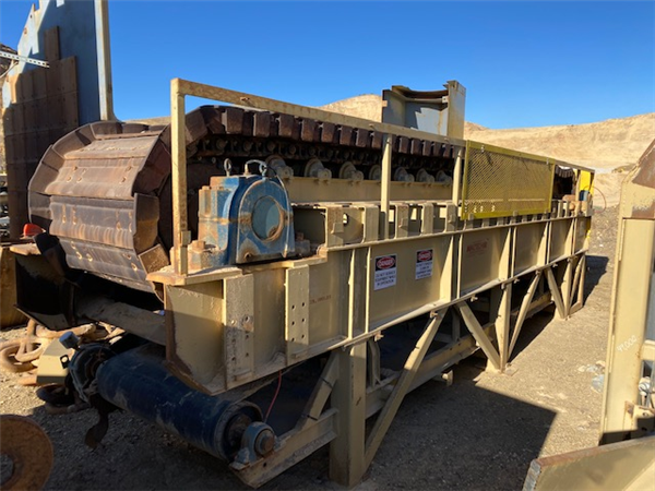 Actech 36" X 21' L Apron Feeder With Primary Jaw Structure)